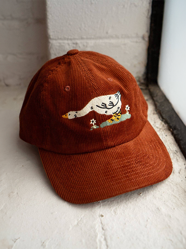 Reaching Corduroy Dad Hat: Rust