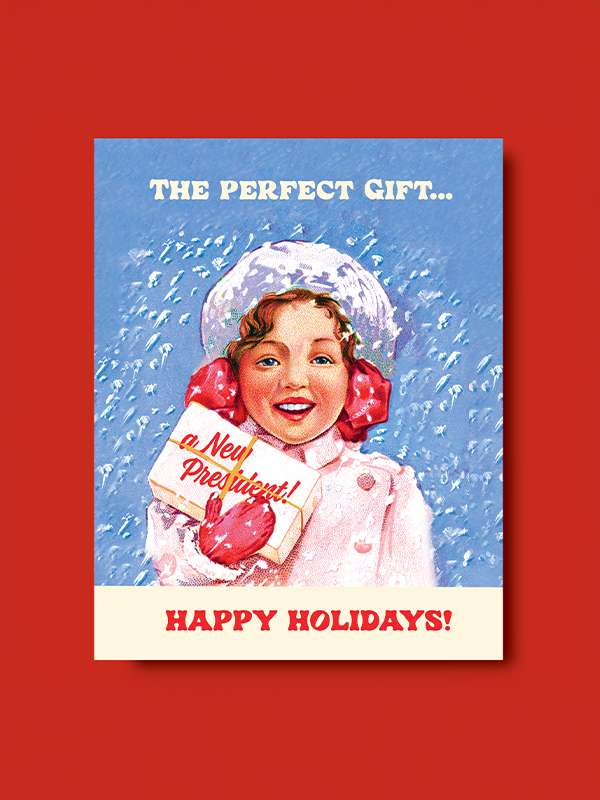 Perfect Gift Holiday Card