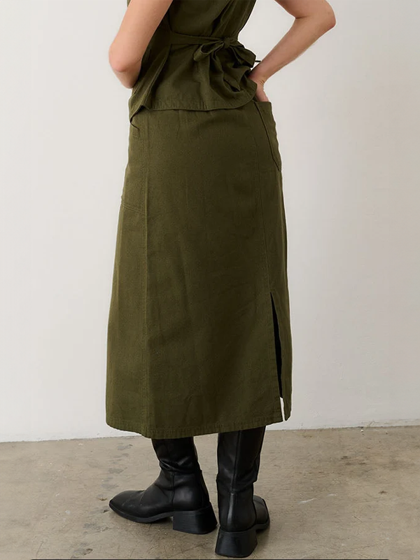 Noble Adult Utility Skirt: Olive