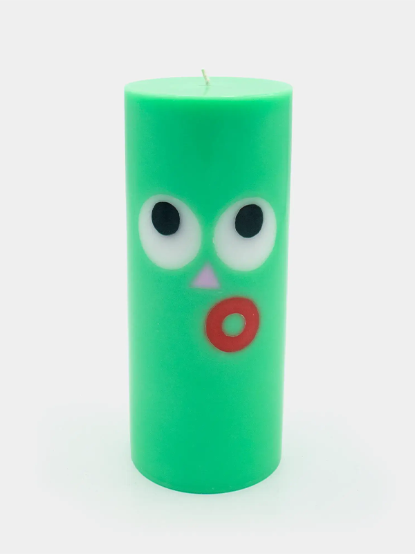 Moodz Pillar Face Candle: Dippy