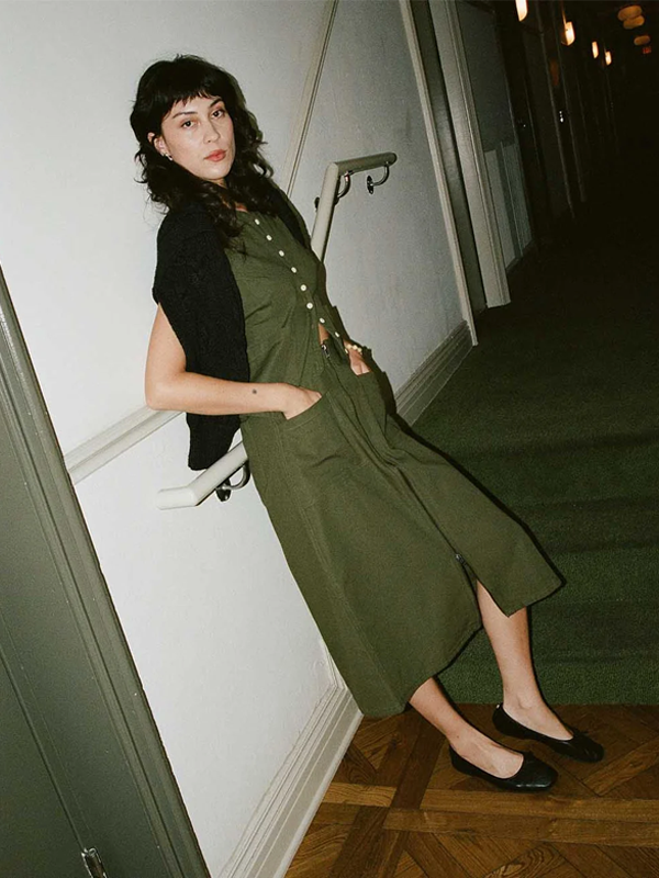 Noble Adult Utility Skirt: Olive