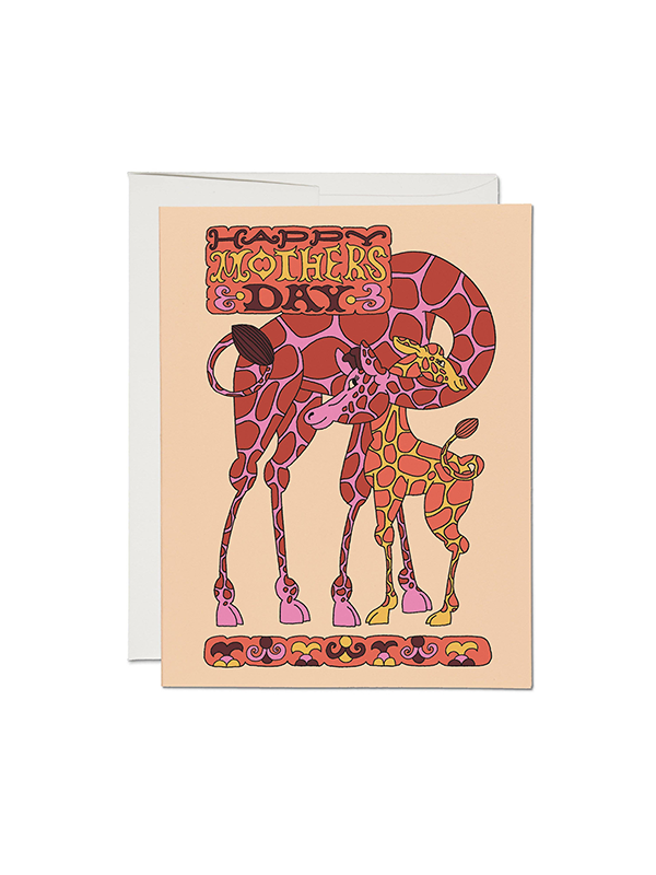Giraffe Mom Card