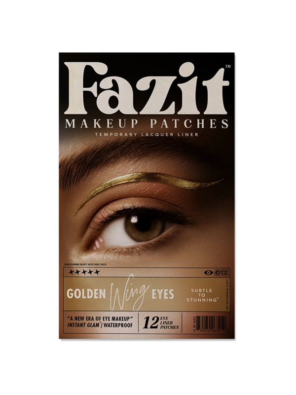 Makeup Patches: Golden Wing Eyeliner