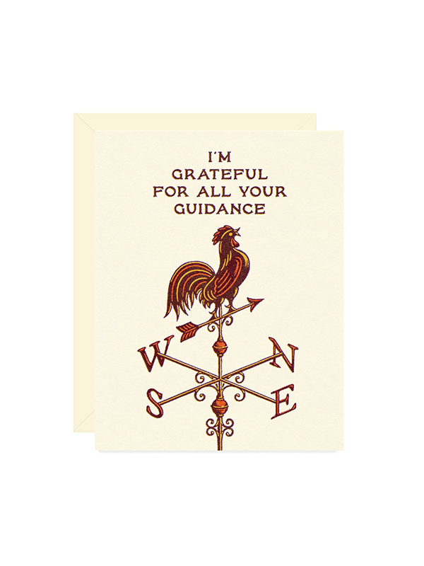 Weathervane Thank You Card
