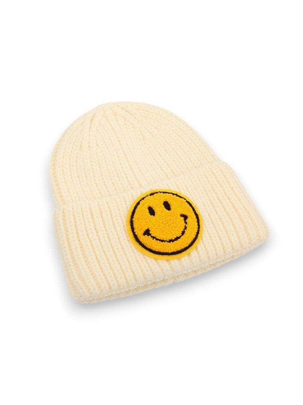 All Smiles Beanie: Beige