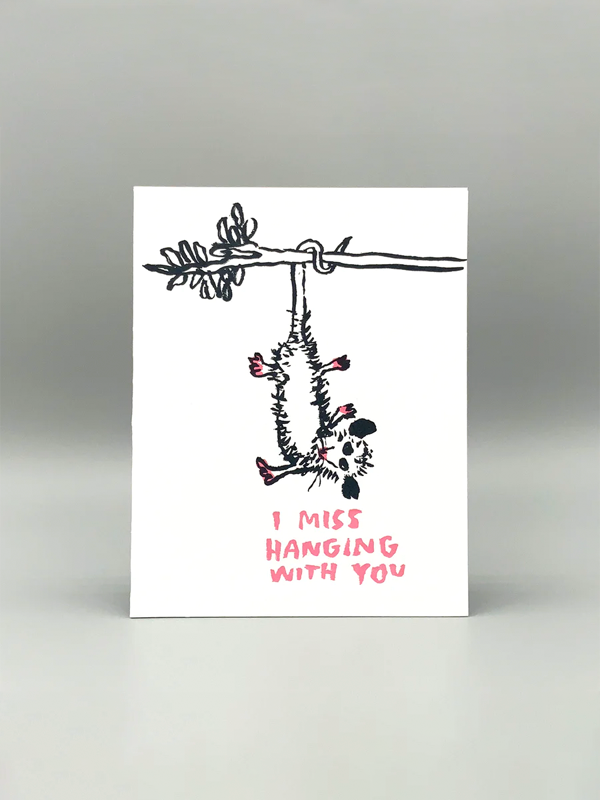 Miss Hanging Card