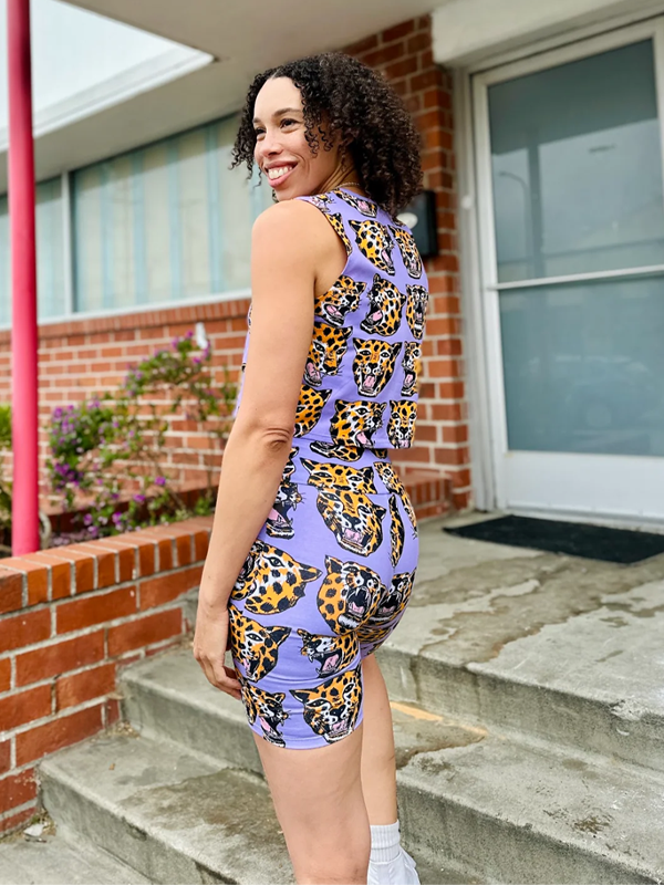 Bike Short: Cheetah Head