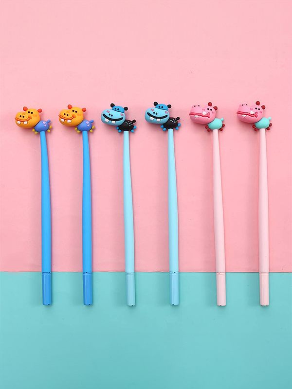 Hippo Wiggle Gel Pen: Assorted