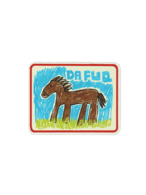 Da Fuq Horse Sticker
