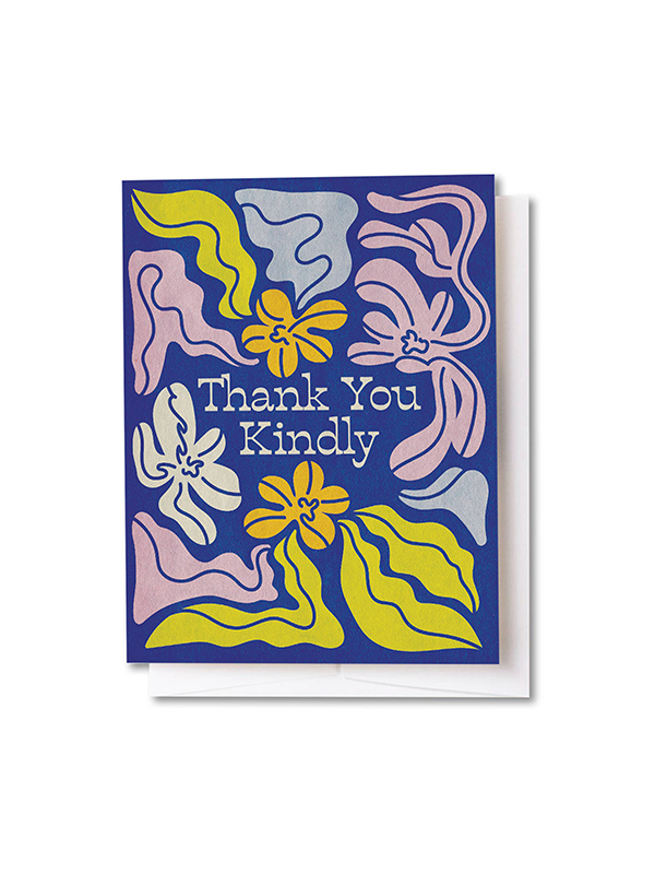 Thank You Kindly Floral Card
