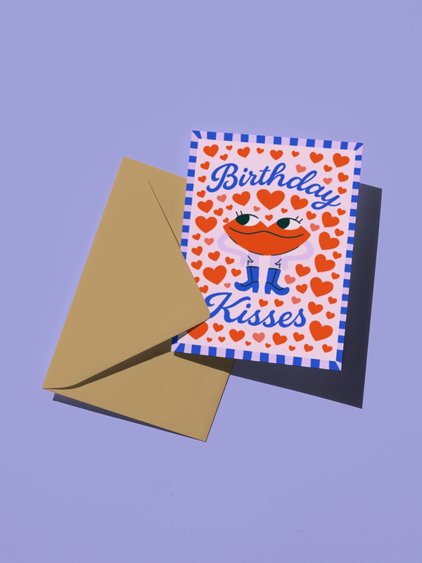 Birthday Kisses Card