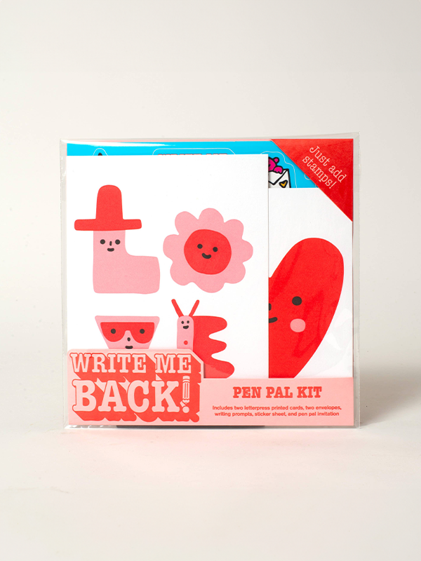 Write Me Back Pen Pal Kit: Love + Heart Friend
