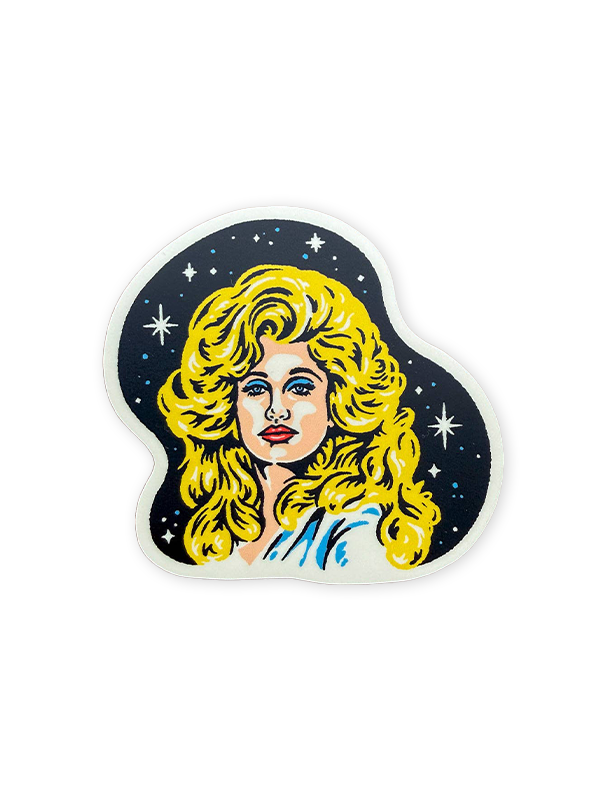 Nashville Star Dolly Sticker