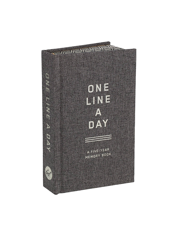 Charcoal Canvas One Line a Day: A Five Year Memory Book