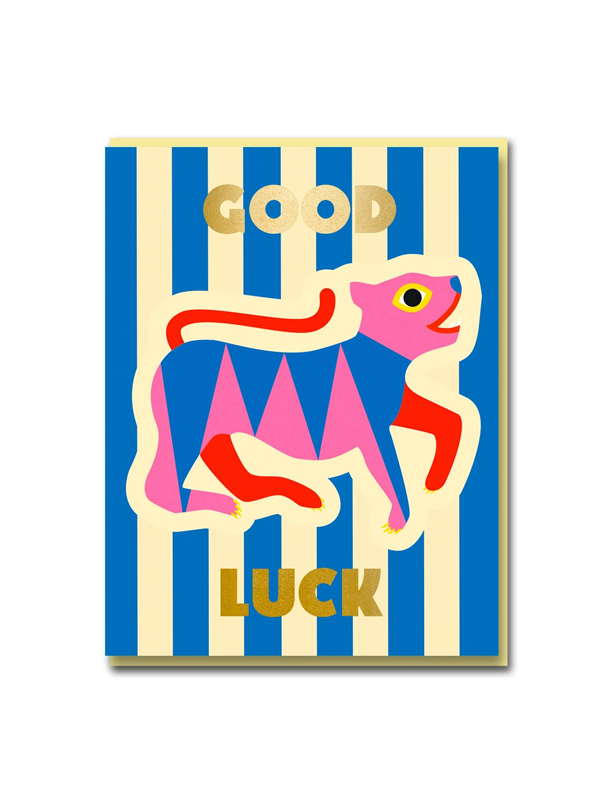 Good Luck Tiger Card