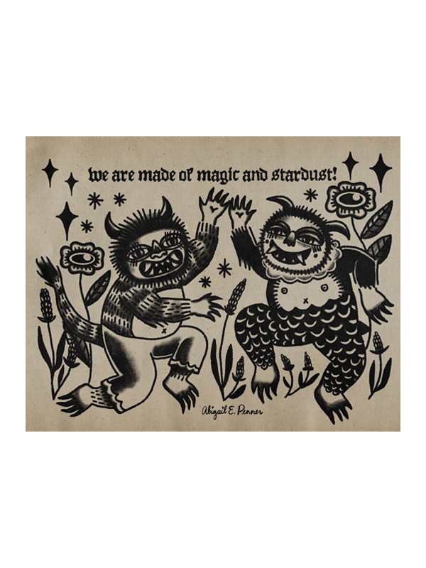 Magic and Stardust Print: 14 x 11
