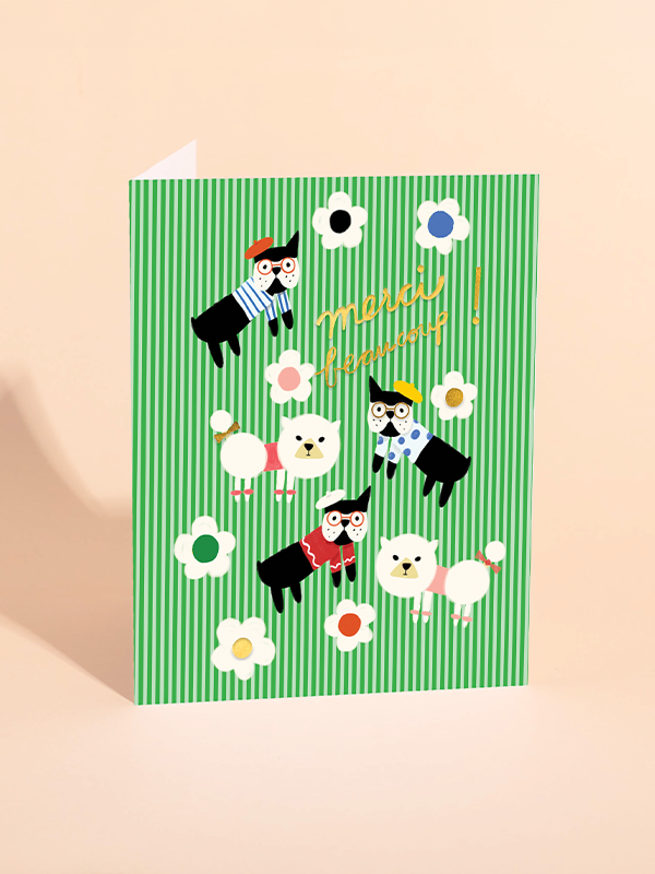 Merci Bien Thank You Card
