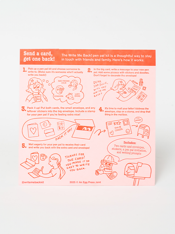 Write Me Back Pen Pal Kit: Rain Walk + Crow