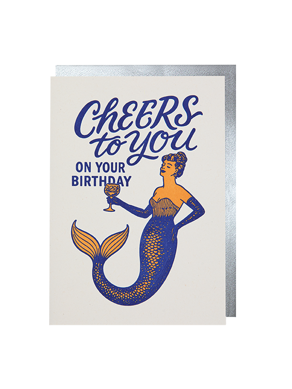 Mermaid Birthday Card