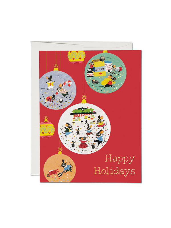 Holiday Mice Card