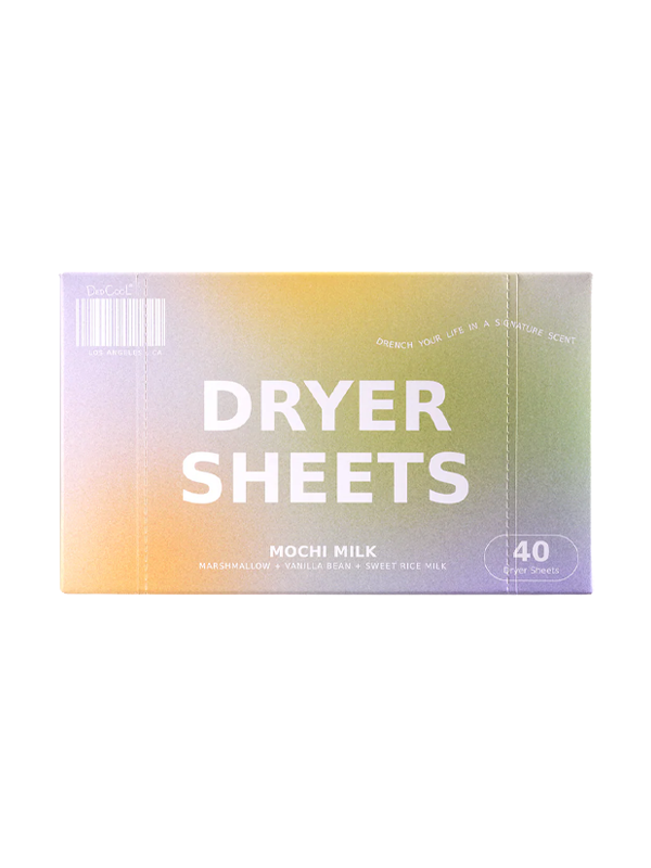 Dryer Sheets: Mochi Milk