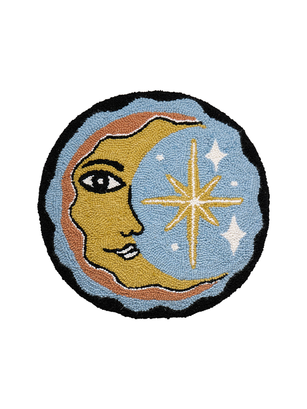 Celestial Moon Slice Hook Pillow