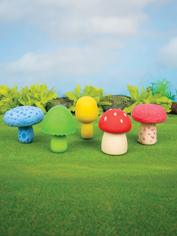 Mushroom Erasers: Set of 5