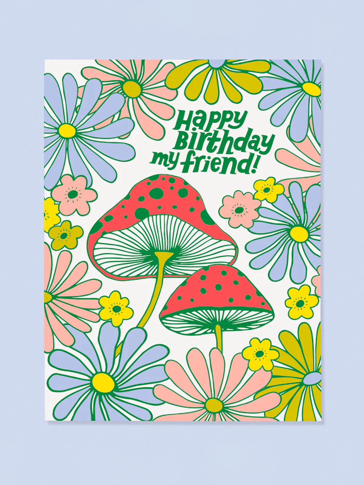 Mushroom Birthday Card