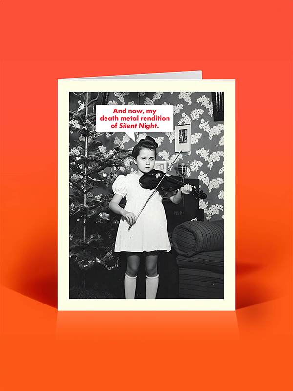 Death Metal Christmas Card