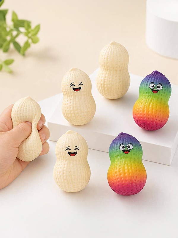 Peanut Squishy Toy: Assorted