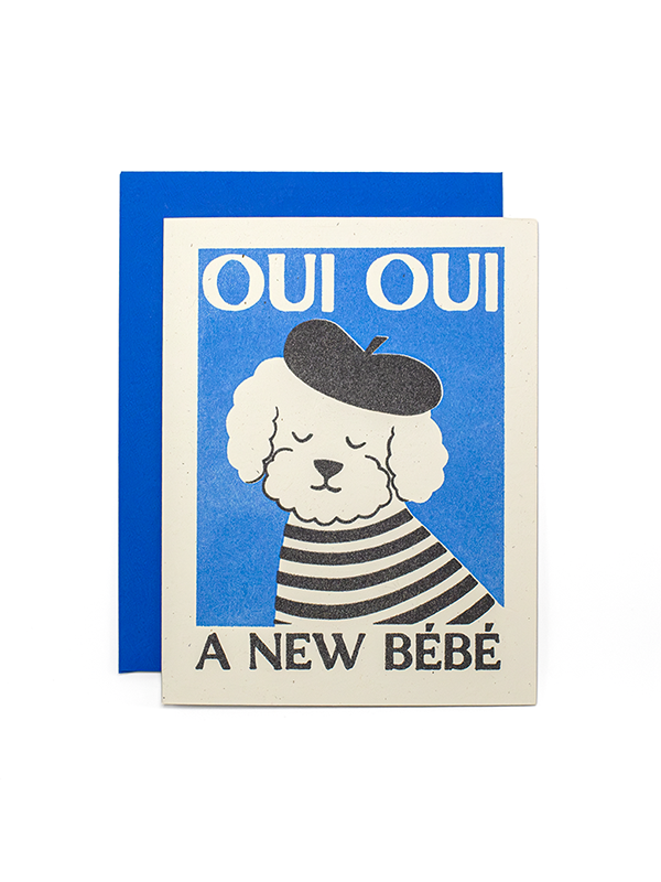 Oui Oui, a New Bébé Card