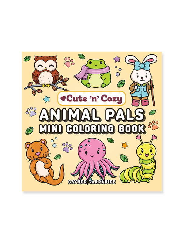 Animal Pals Mini Coloring Book