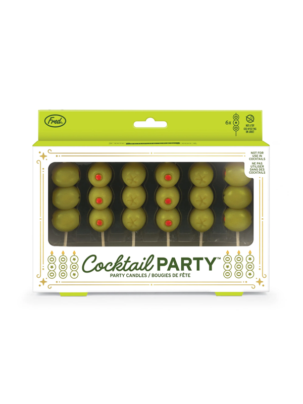Cocktail Olive Candles: Set of 6