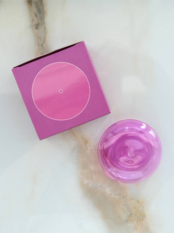 Glass Bubble Incense Holder: Orchid