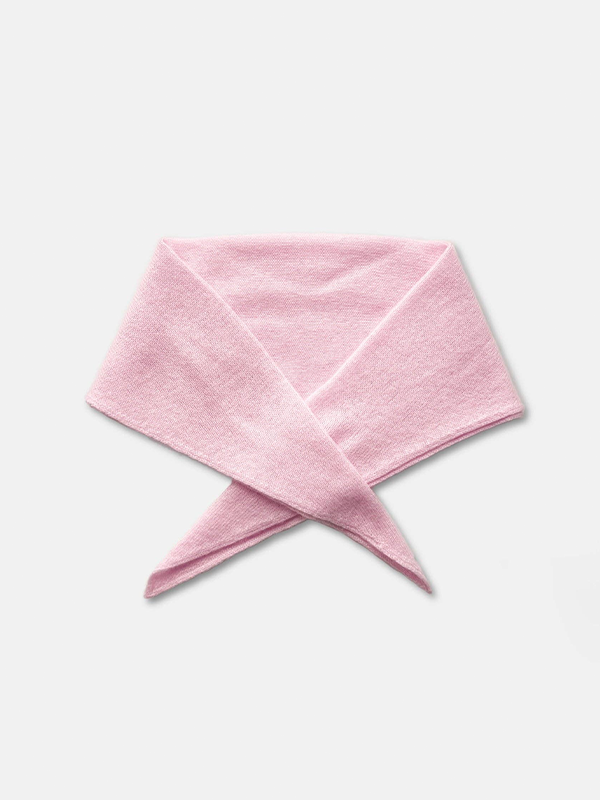 Cashmere Bandana: Baby Pink