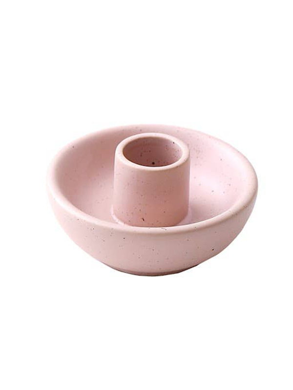 Ceramic Palo Santo Burner Bowl: Pastel Pink