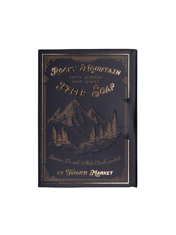 Paper Soap: Rocky Mountain (Spruce, Fir & White Musk Scent)