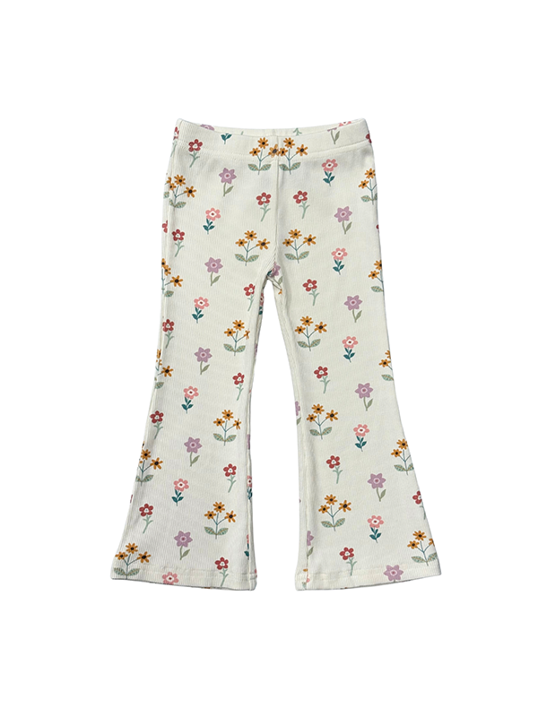 Flare Pants: Meadow Bloom