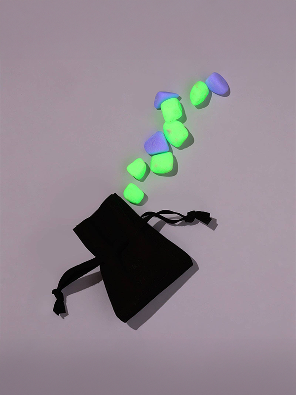 Super Bright Glow Pebbles: Limited Edition Mixed Colors