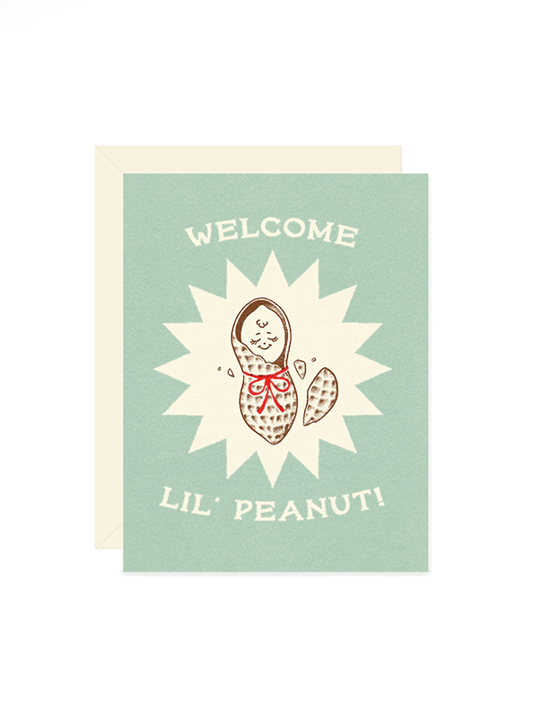 Lil’ Peanut Baby Card