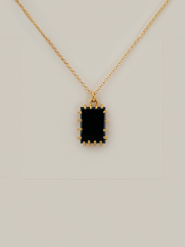 Phoebe Necklace: Onyx