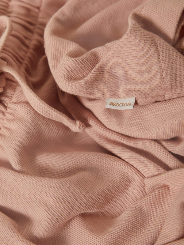 Carefree Organic Garment Dye Lounge Skirt: Silver Pink