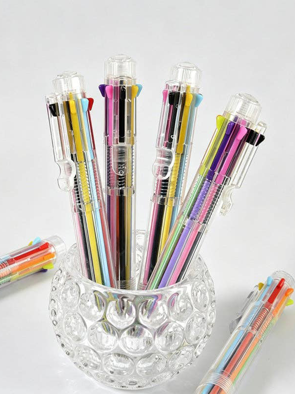 Transparent Multi Ballpoint Pen