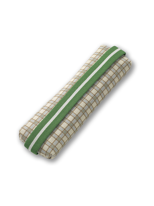 Elastic Pen Pouch: Garden Grid