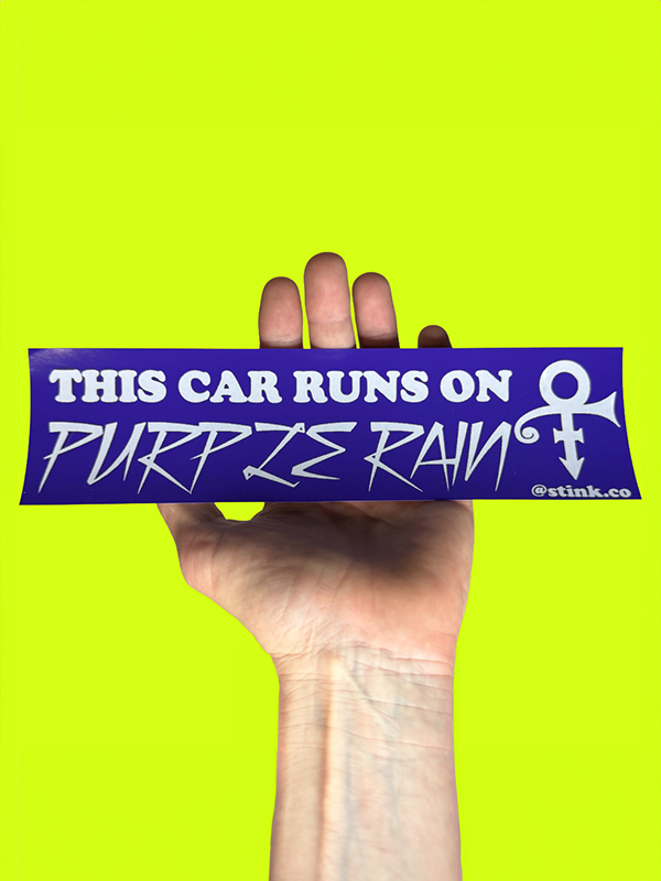 Bumper Sticker: Purple Rain