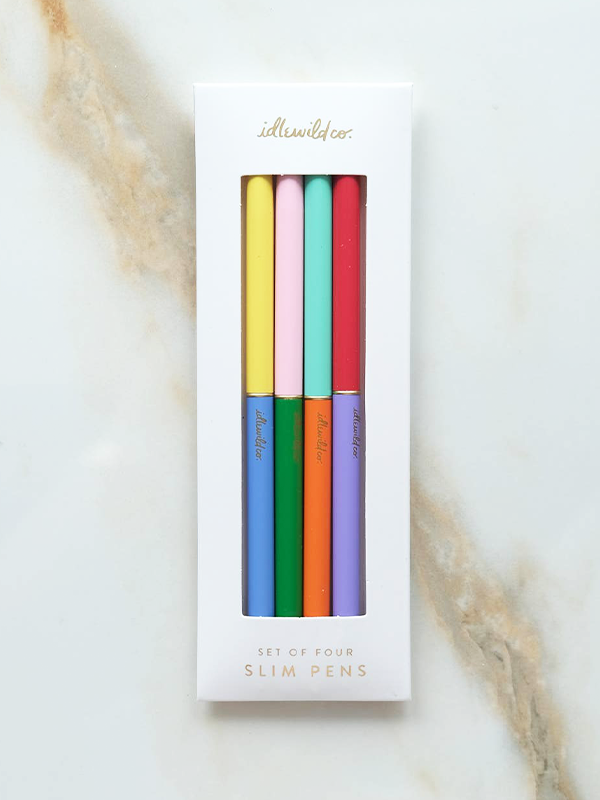 Slim Pens: Duo-Tone Classic Rainbow (Set of 4)