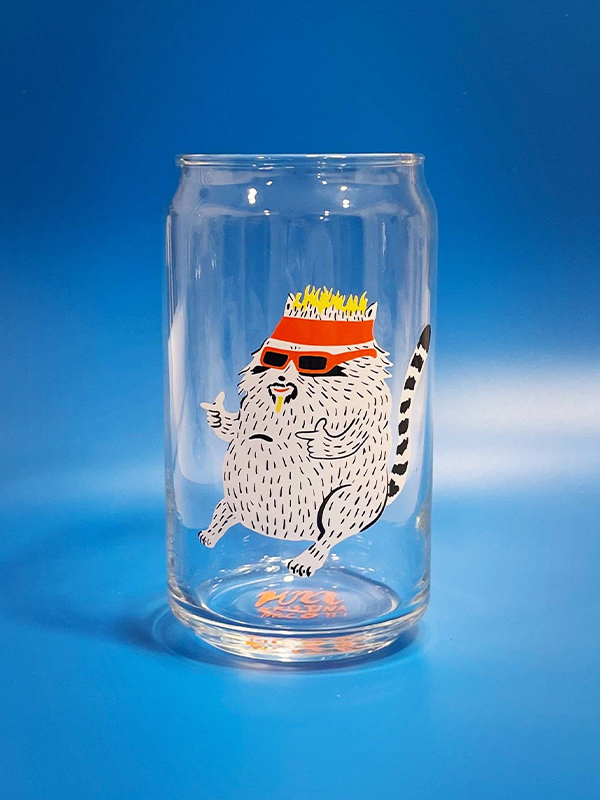 Flavortown Beer Can Glass