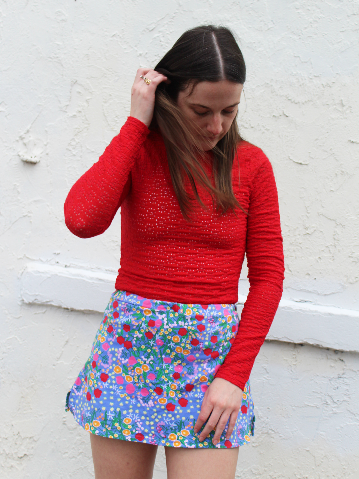Highneck Daisy Top: Candy (FINAL SALE)