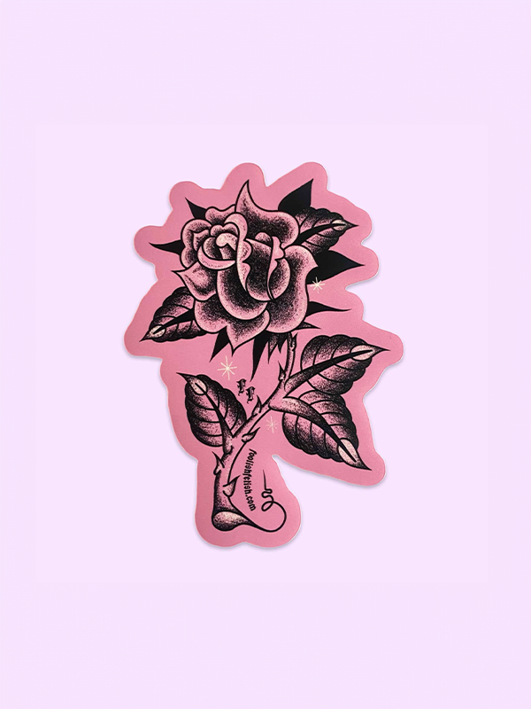 Rose Tattoo Sticker