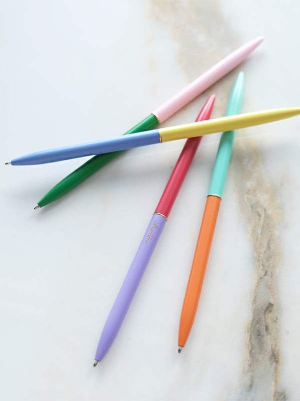 Slim Pens: Duo-Tone Classic Rainbow (Set of 4)